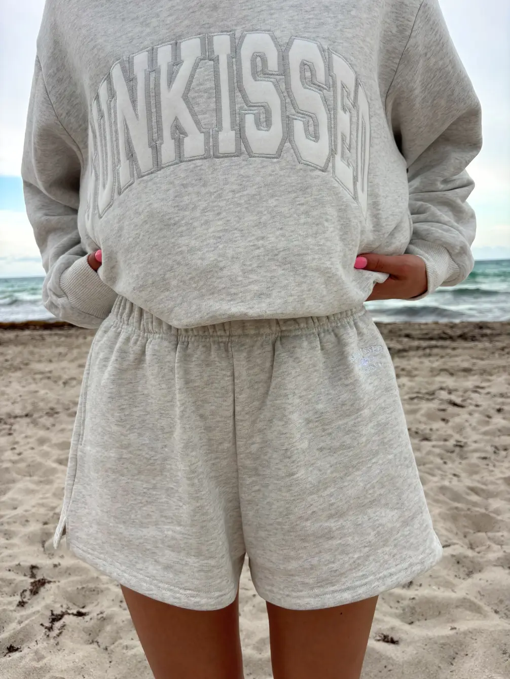 Sunkissedcoconut Embroidered Sweat Shorts 100% Cotton - Image 8