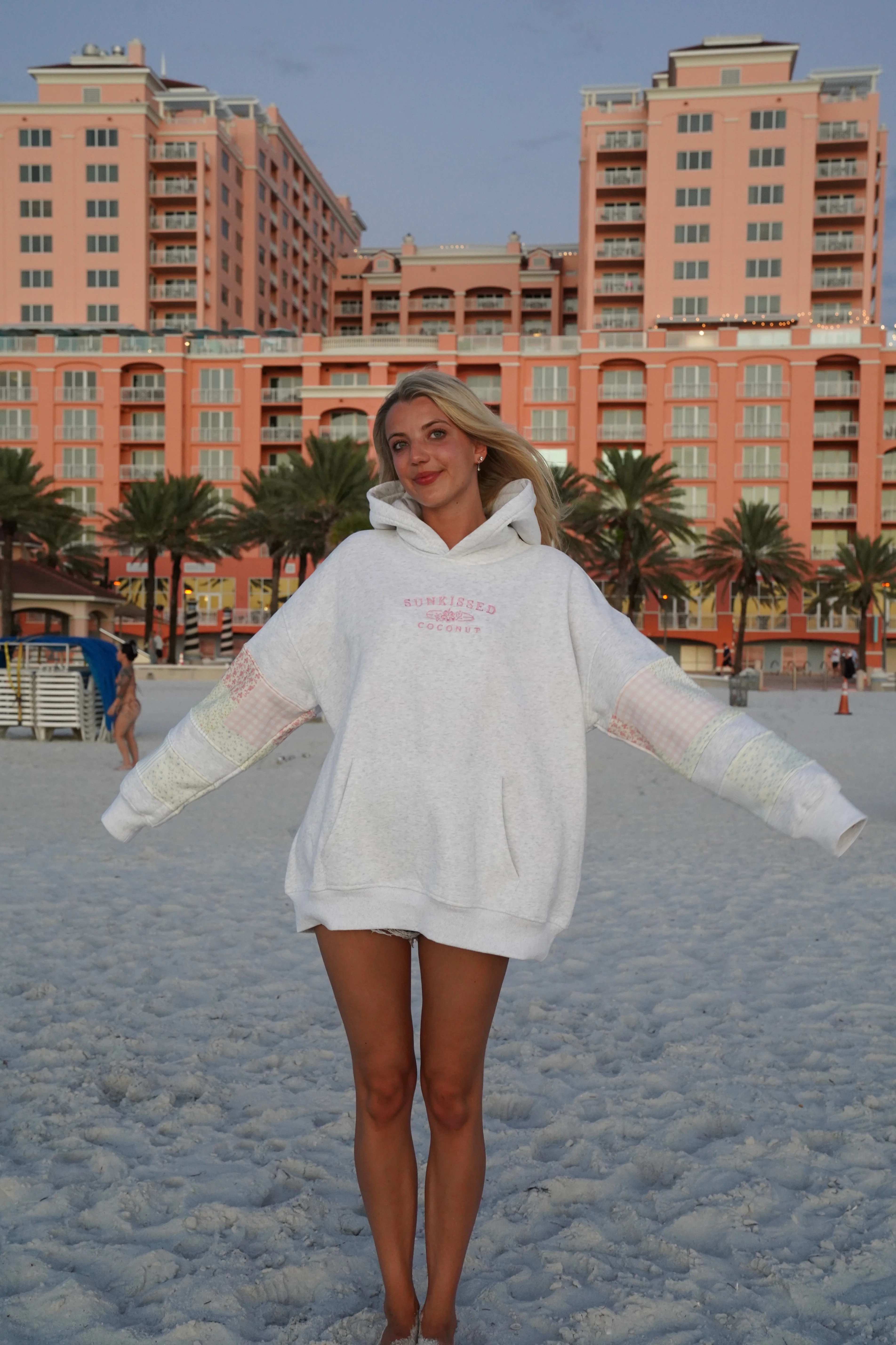 Sunkissedcoconut Quilted Pastel Embroidered Hoodie - Image 17