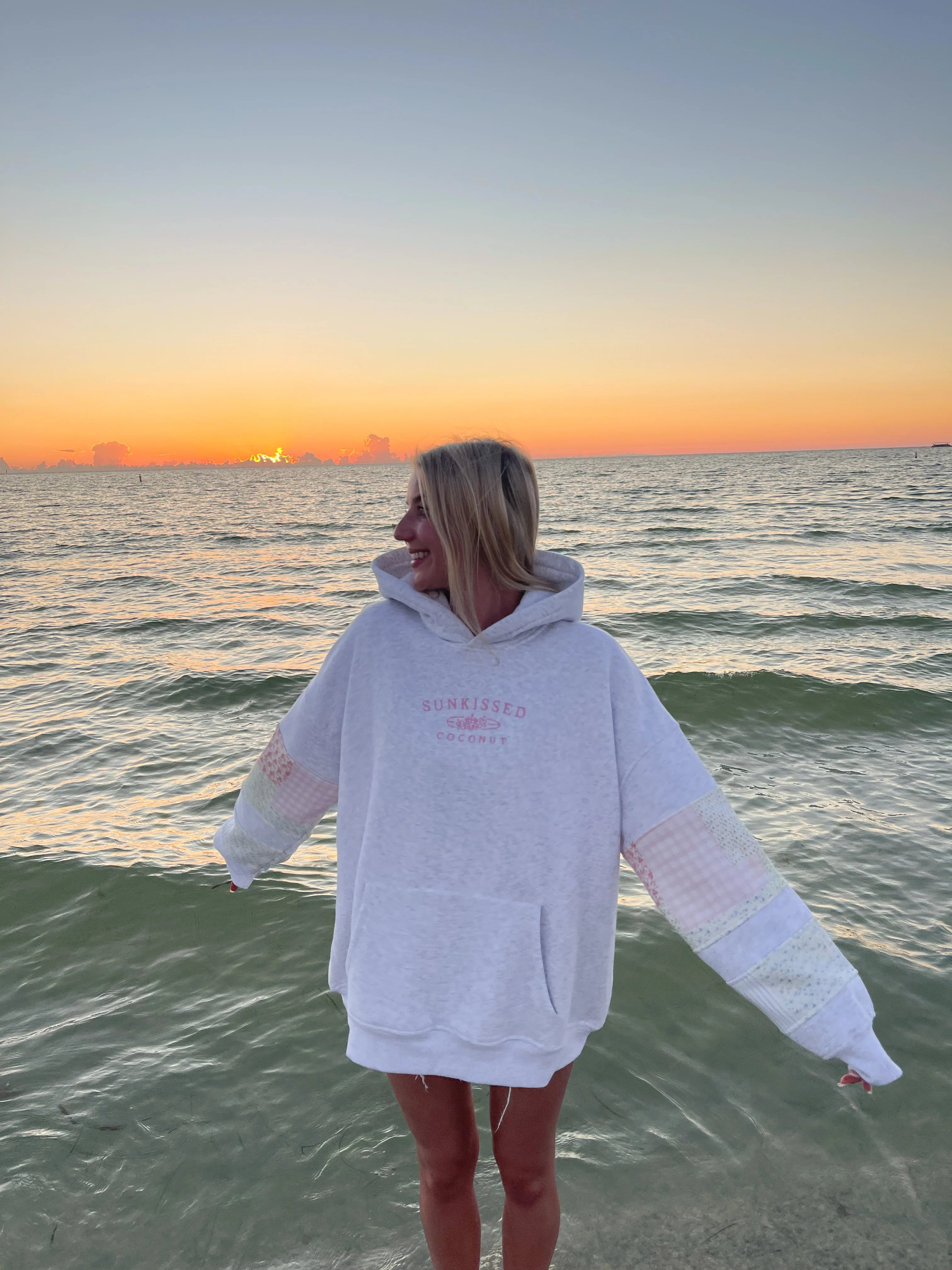 Sunkissedcoconut Quilted Pastel Embroidered Hoodie - Image 5