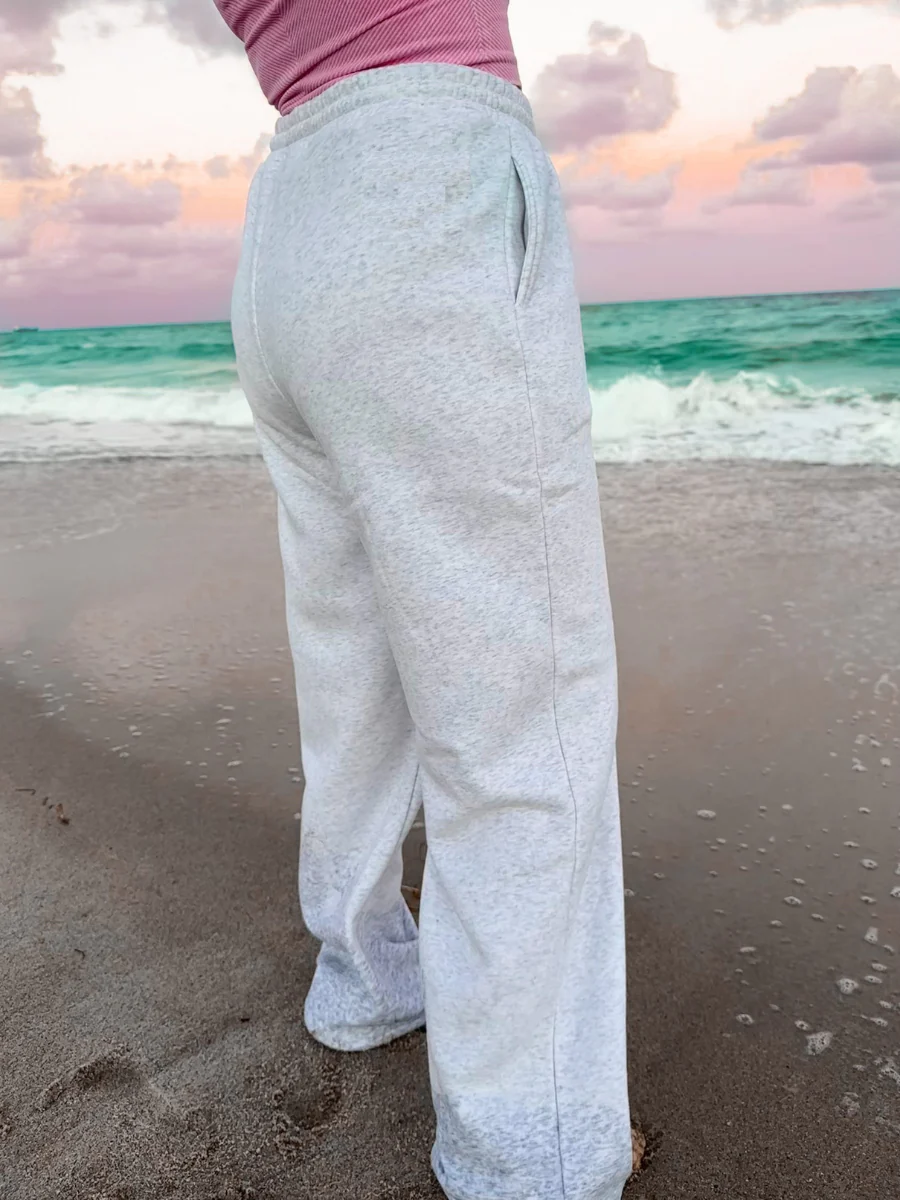 Sunkissedcoconut Plush Signature Flare Sweatpants - Image 3