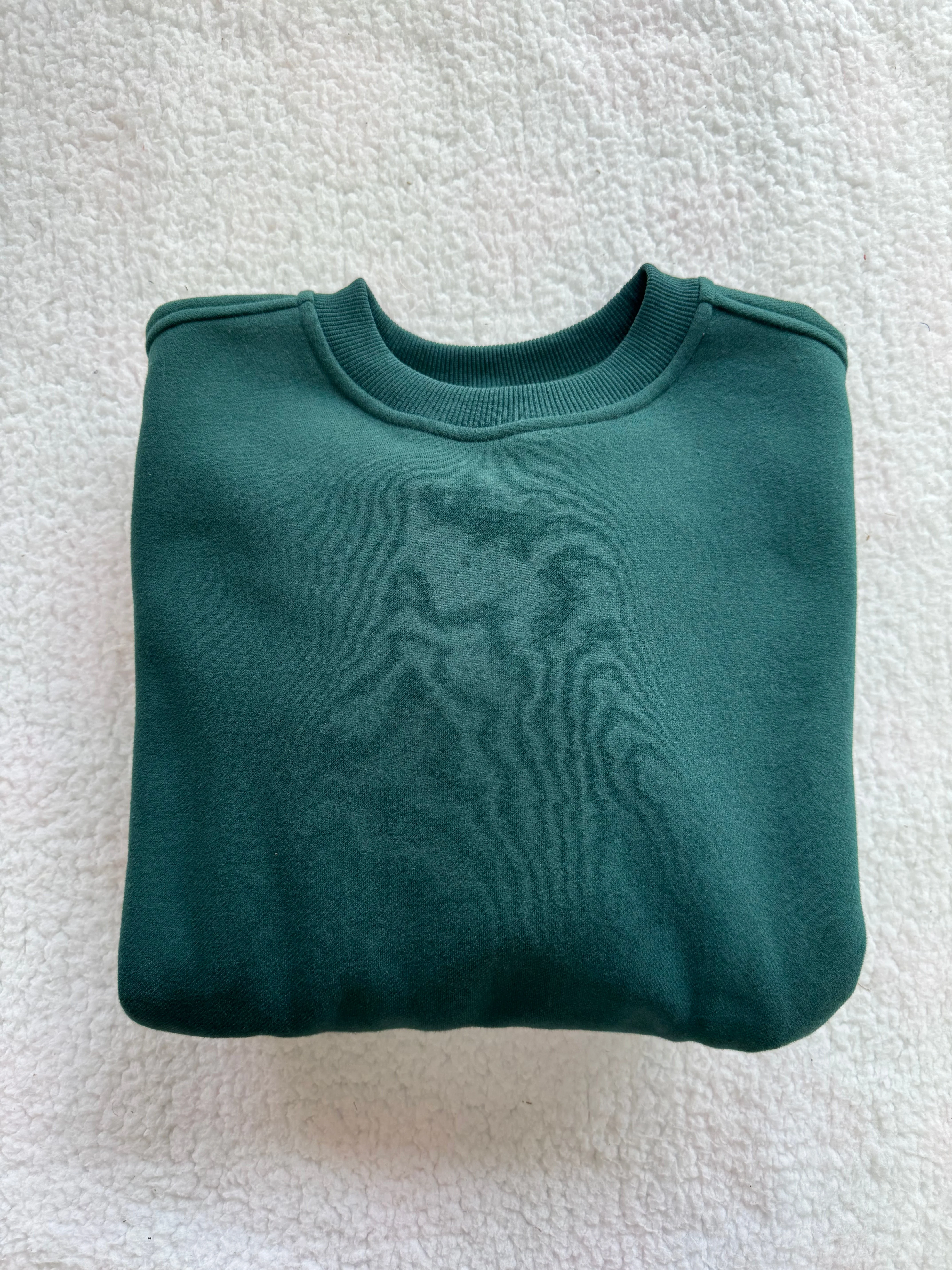 Winter Green Basic Blank Sweatshirt